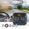 TRASMETTITORE FM NEDIS CATR120BK BLUETOOTH®, BASS BOOST, SLOT PER SCHEDA MICROSD, CHIAMATE IN VIVAVOCE, 2 X USB